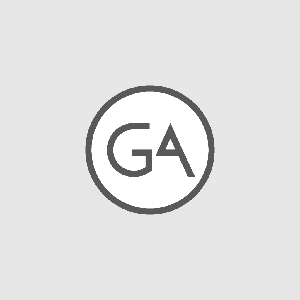 Un logotipo moderno y simple con las letras G y A…
